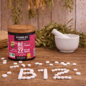 Vitamine B12 d'origine naturelle - gout framboise - 120 comprimés
